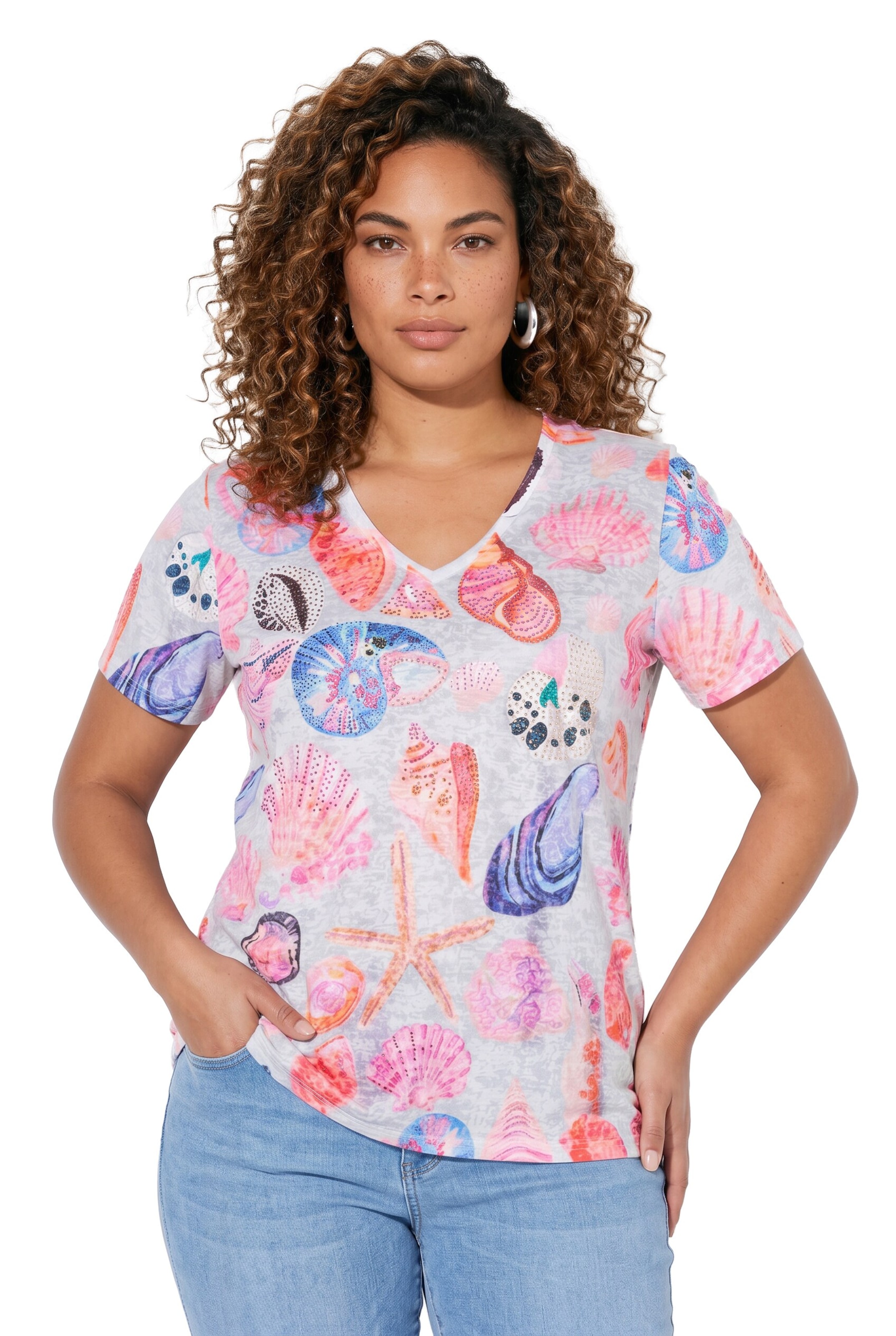 Angel of Style Shirt in Grey: front