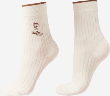 CALZEDONIA Socken 'Italian Style' in Weiß: Vorderseite