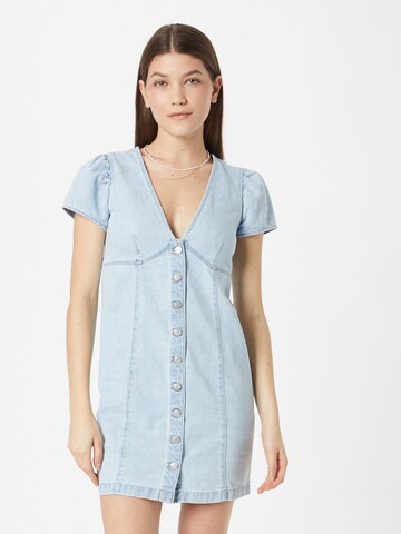 LEVI'S ® Jurk 'Erin Mini Denim Dress' in Blauw: voorkant