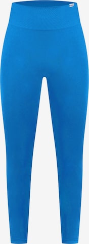 Smilodox Skinny Sporthose 'Amaze Scrunch' in Blau: predná strana