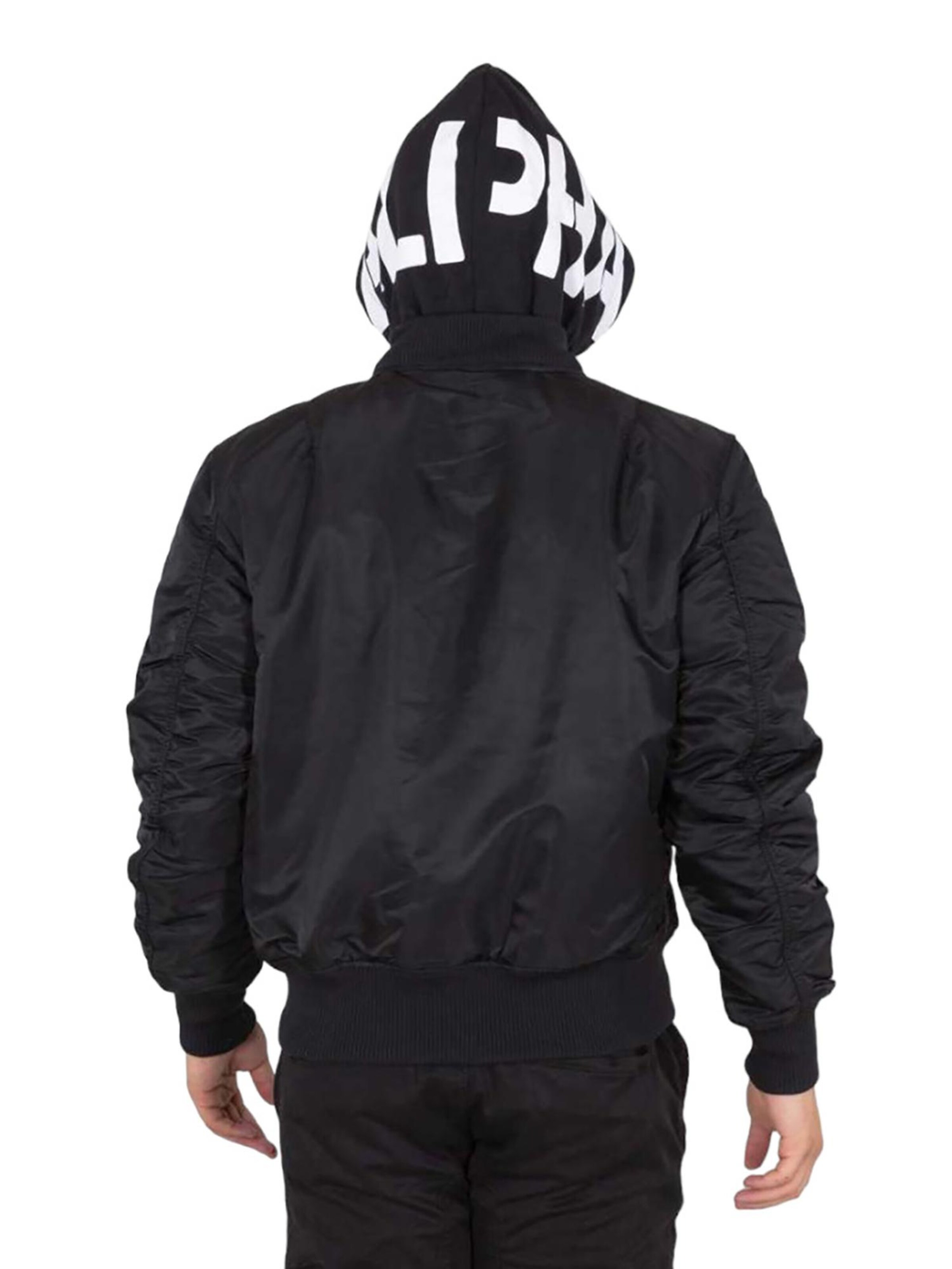 ALPHA INDUSTRIES Übergangsjacke 'MA-1 ZHP'‌‌ in Schwarz