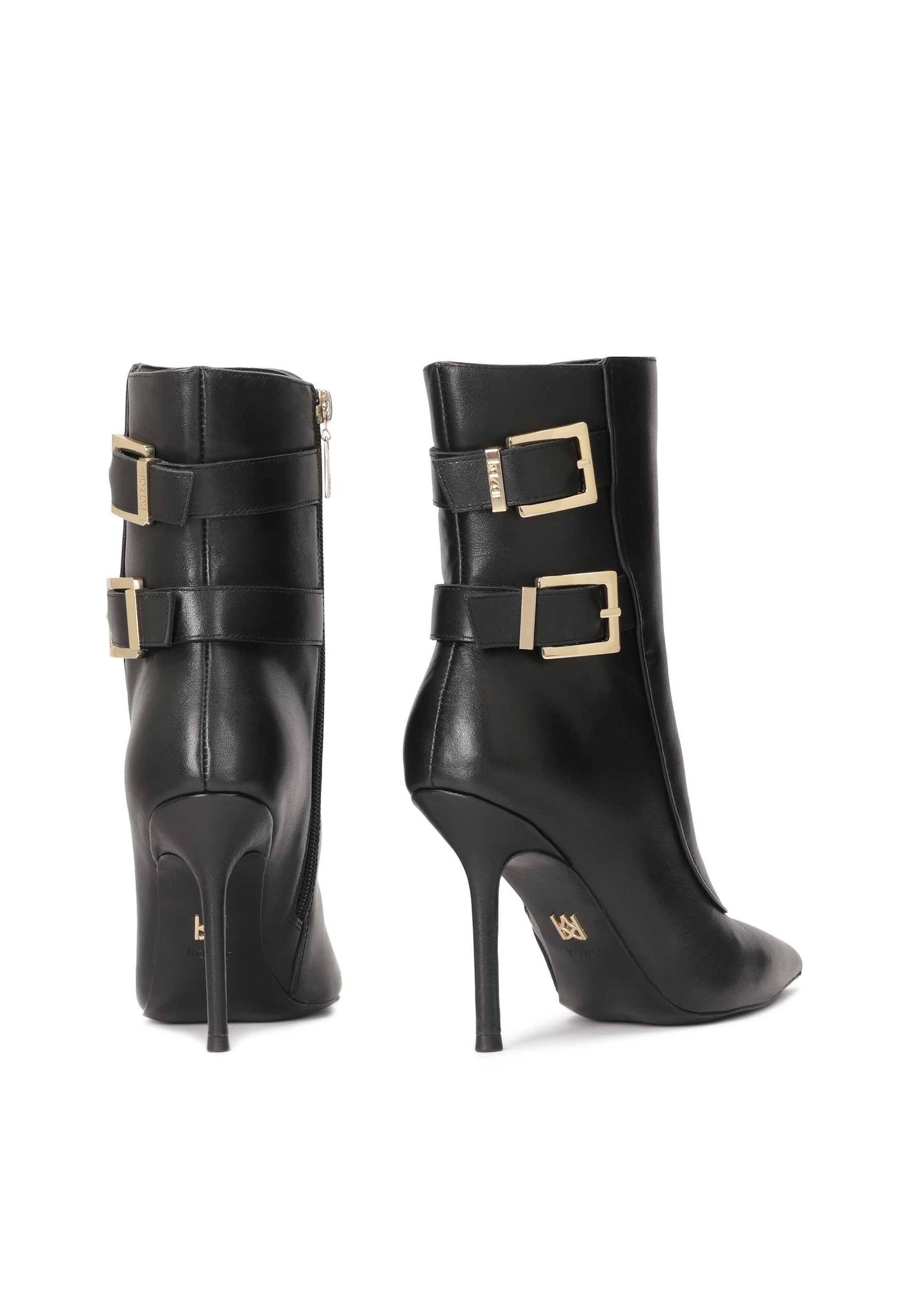 Kazar Къси ботуши в черно