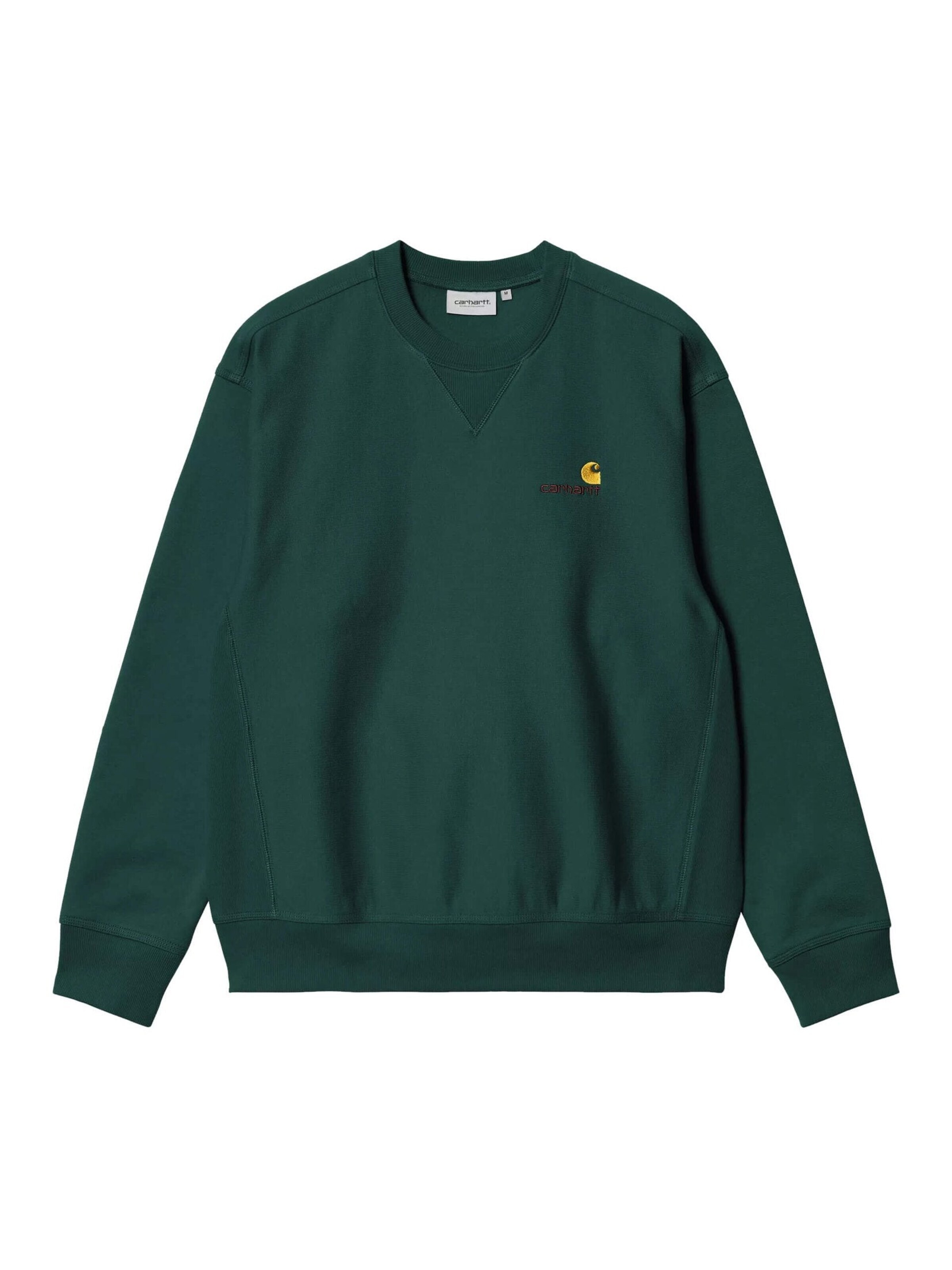 Carhartt WIP Pullover 'American Script'‌‌‌‌‌‌‌‌ in M in grün, Produktansicht