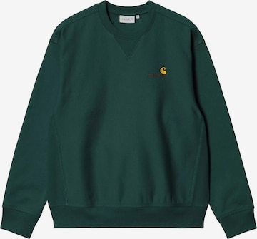 Carhartt WIP Pullover 'American Script' in Grün: Vorderseite