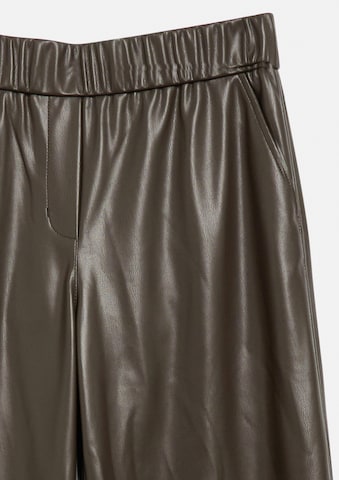 COMMA Wide leg Broek in Bruin