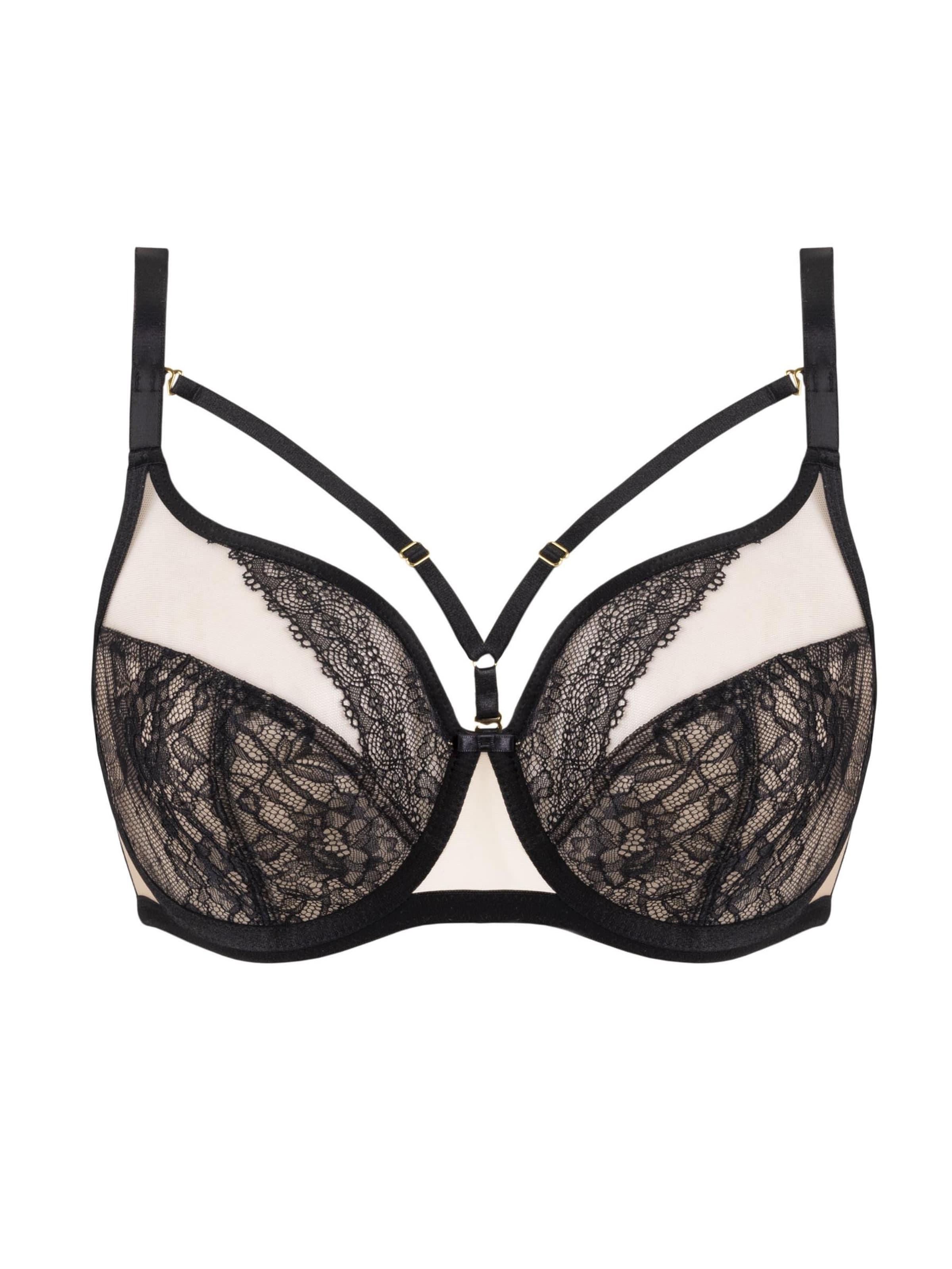 Vivisence T-shirt Bra '1082' in Black: front