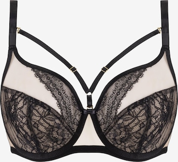 Soutien-gorge '1082' Vivisence en noir : devant