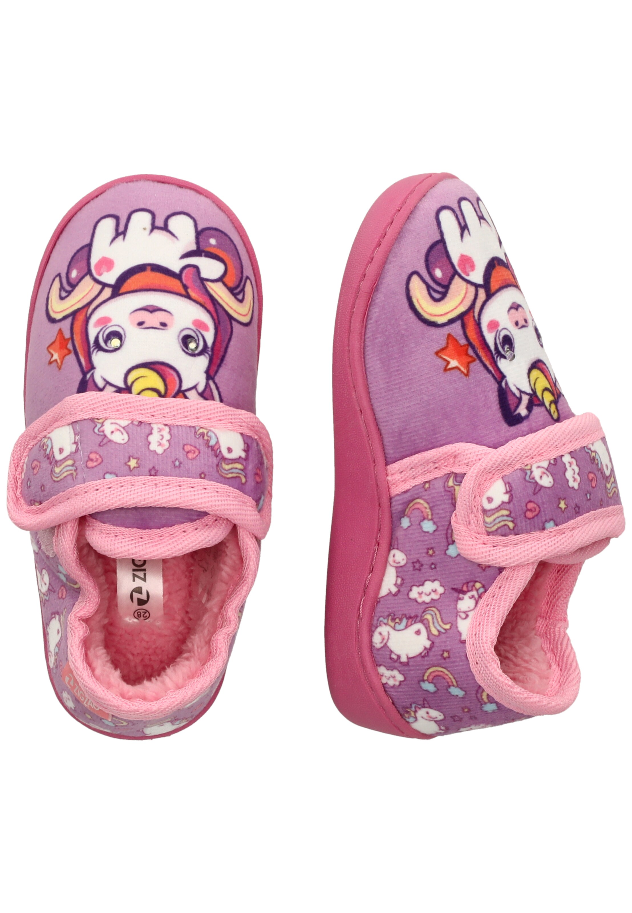 ZigZag Huisschoenen 'Adou' in Lila