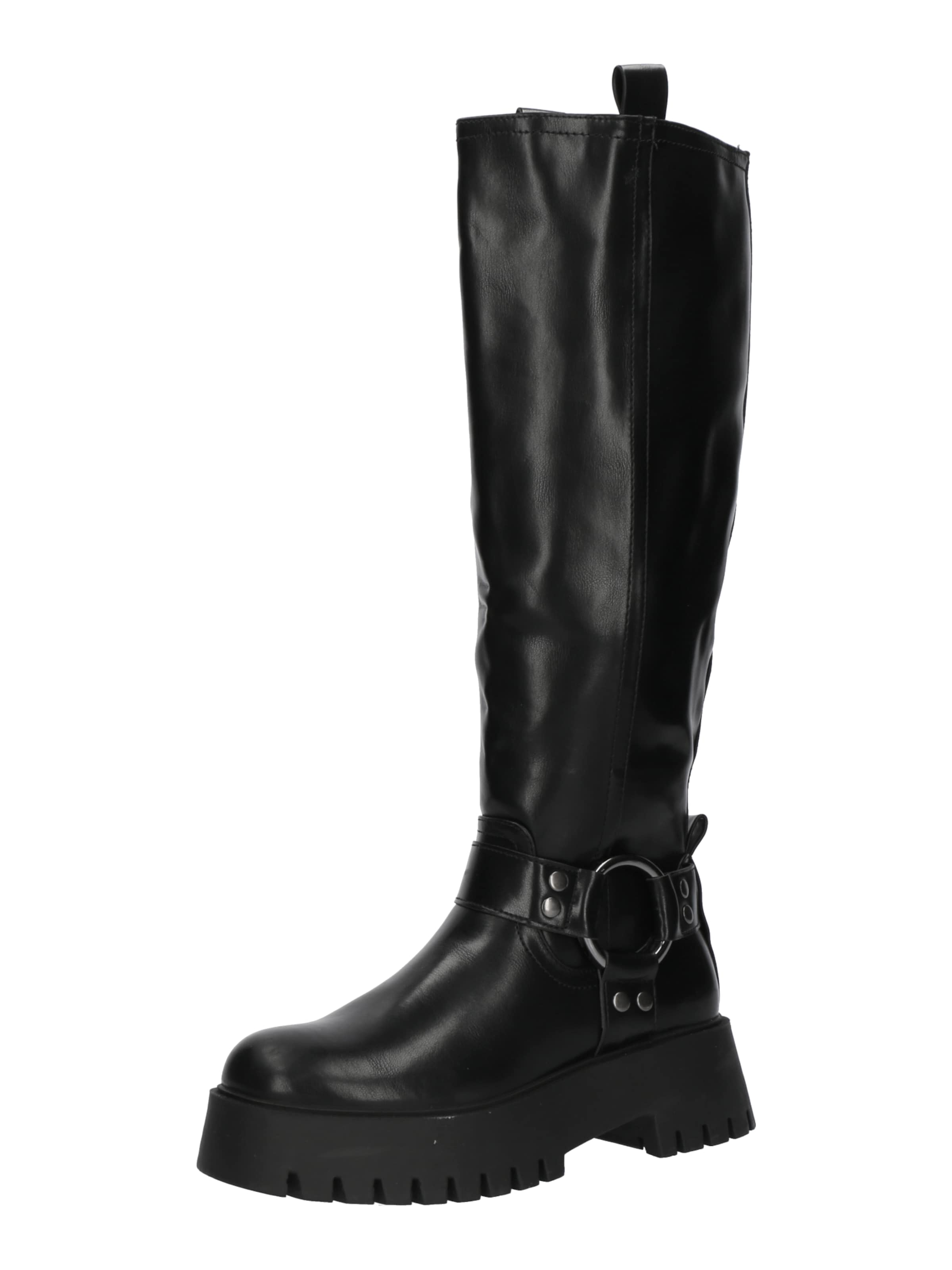 ABOUT YOU Kozačky 'Holly' – černá: přední strana