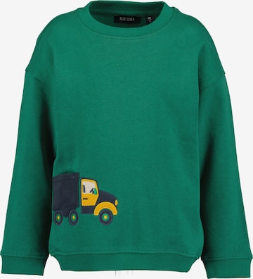 Sweat BLUE SEVEN en vert : devant