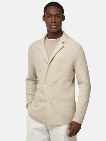 Boggi Milano Knit cardigan in Beige: front