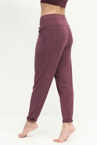 Kismet Yogastyle Tapered Workout Pants 'Ruby' in Purple