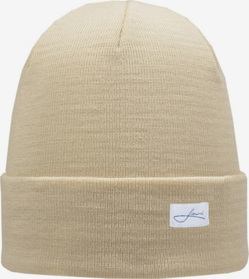 Lou-i Mütze 'Mütze aus Bio-Baumwolle' in Weiß: Vorderseite