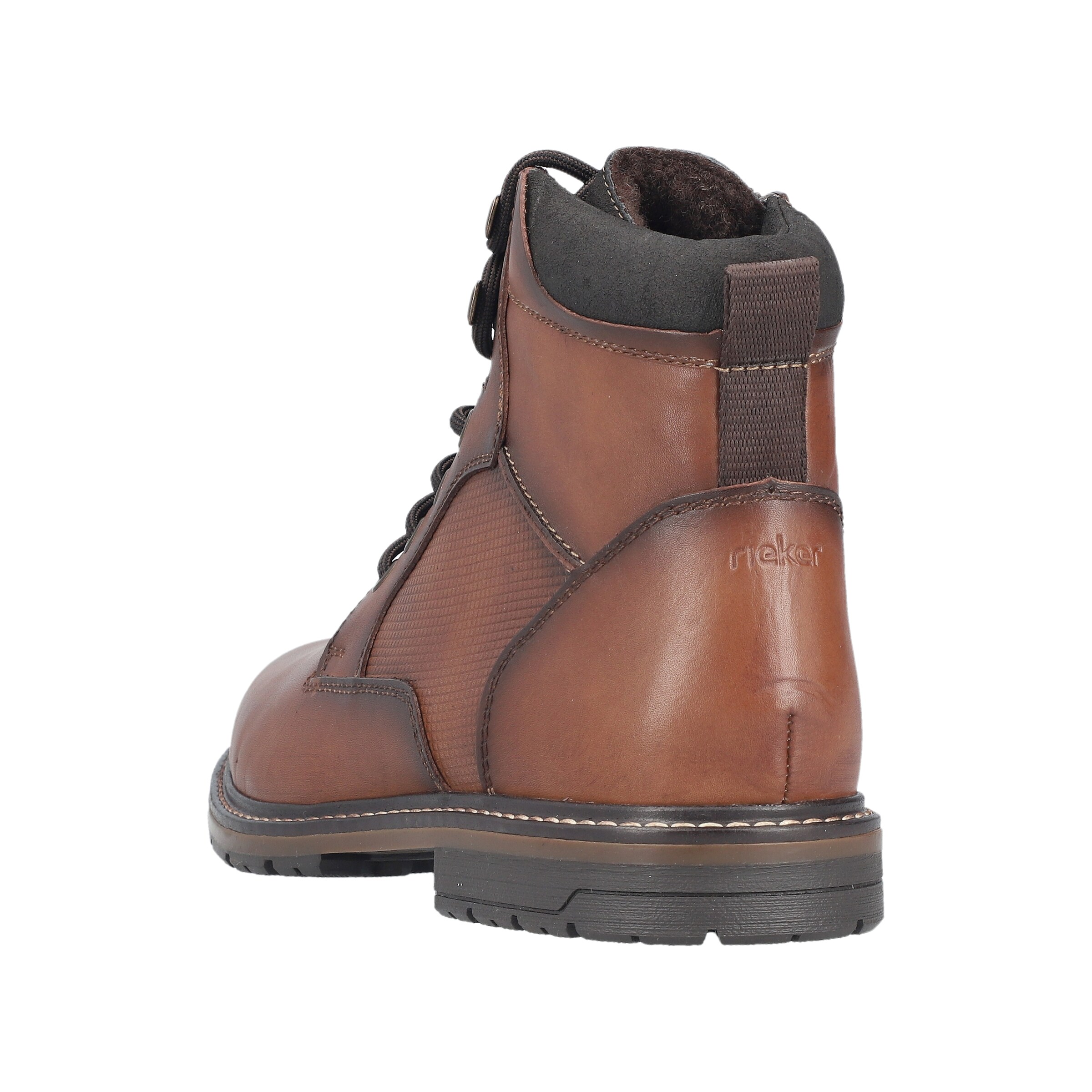 Bottes à lacets Rieker en marron