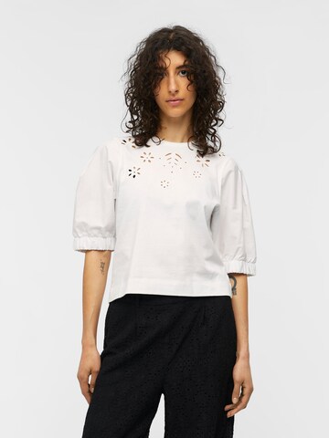 Camicia da donna 'DORETHE' di OBJECT in bianco: frontale