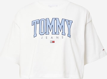 balta Tommy Jeans Marškinėliai: priekis