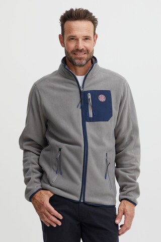 FQ1924 Fleece Jacket 'Luis' in Grey: front