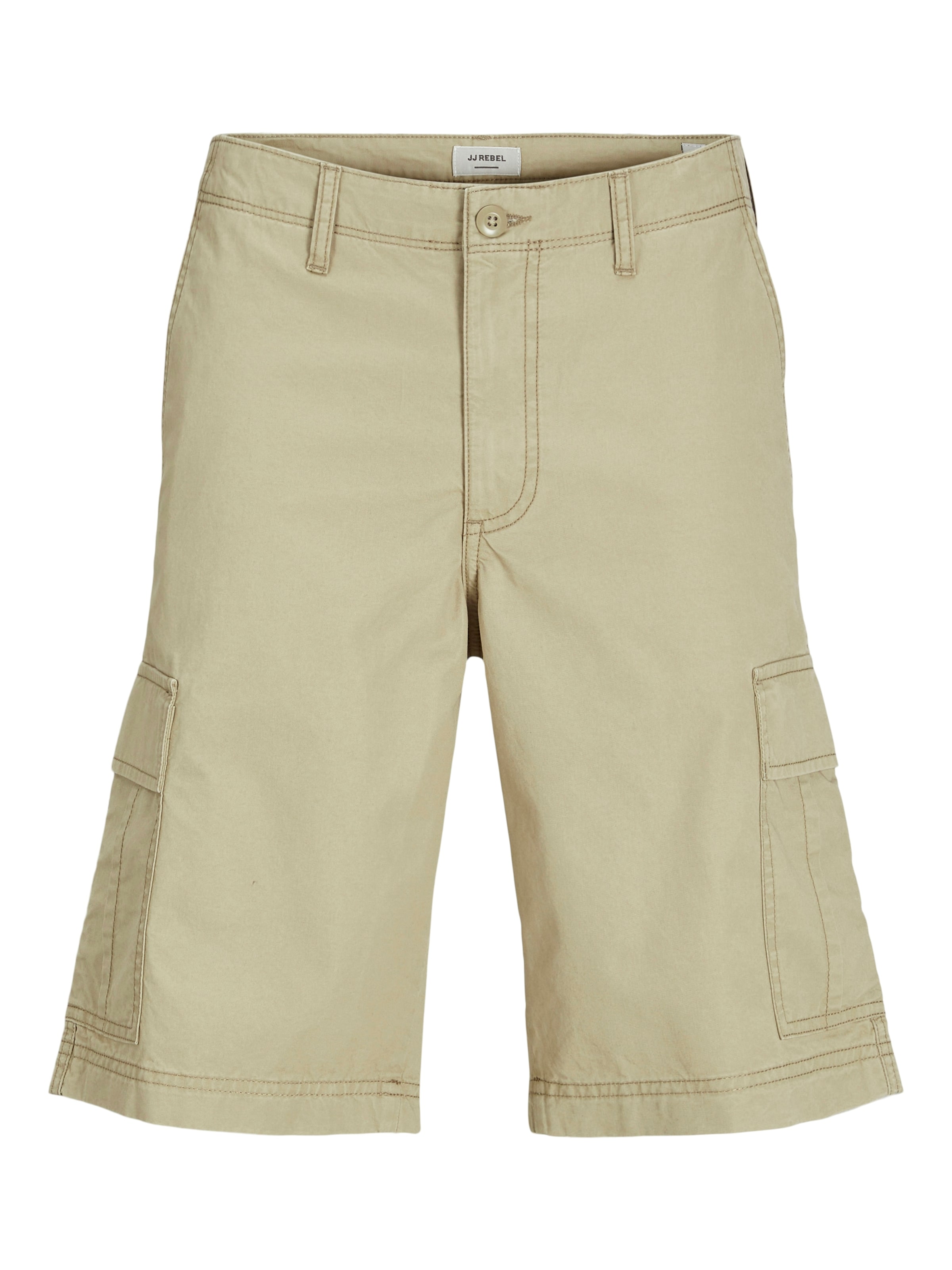 JJ Rebel Regular Cargo trousers 'JREBCARLOS' in Beige: front
