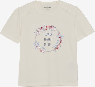 MINYMO - Camisola ' MIT-shirt' em branco: frente