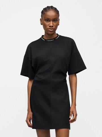 Calvin Klein Jeans Jurk in Zwart: voorkant