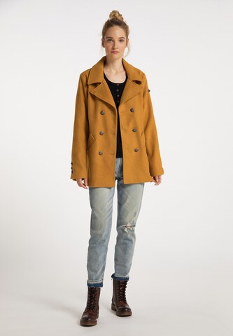 DreiMaster Vintage Демисезонное пальто в Желтый