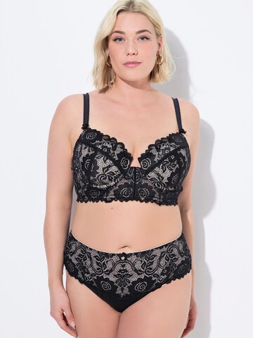 Ulla Popken Bralette Bra in Black