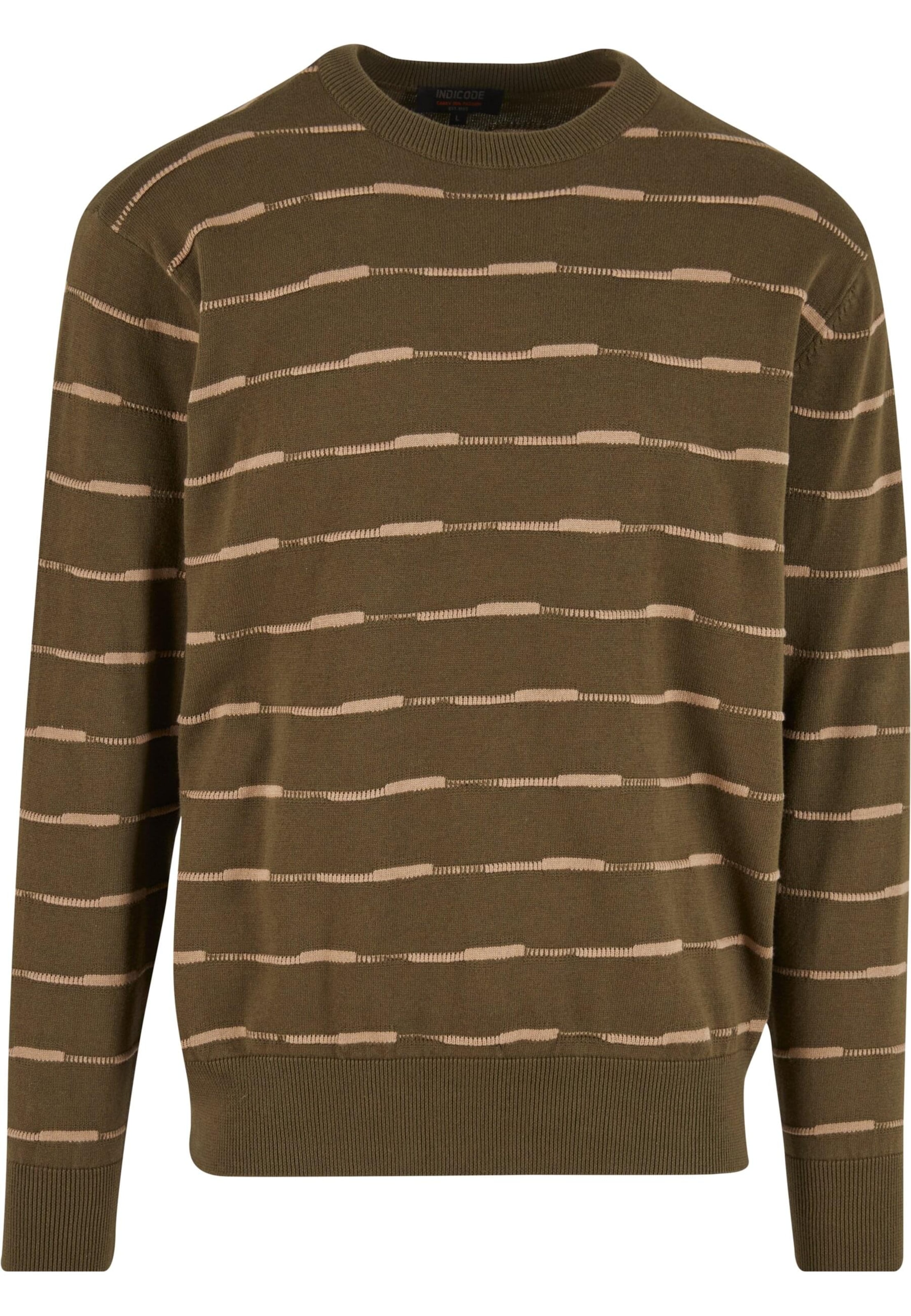 Pullover 'Mowri' di INDICODE JEANS in verde: frontale