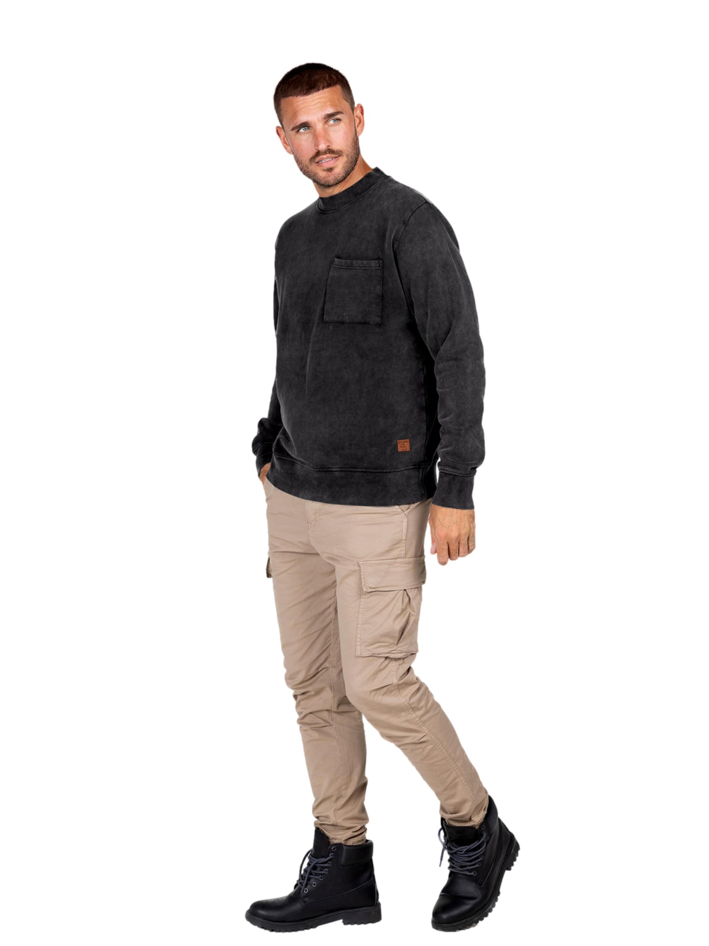 Key Largo Sweatshirt 'KLPENALTY' in Zwart