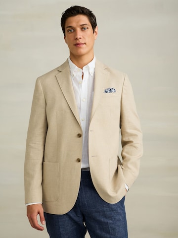 Next Regular Fit Sakko in Beige: Vorderseite