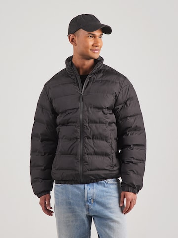 JACK & JONES Winter Jacket 'JCOFUSION' in Black: front