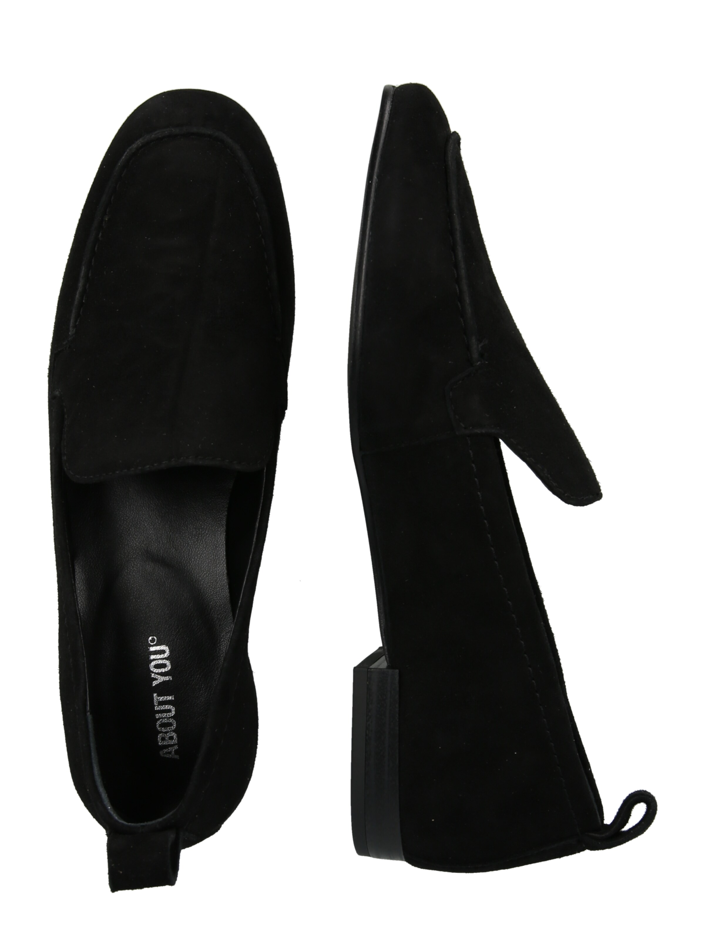 Papuci de casă 'Dana' de la ABOUT YOU pe negru