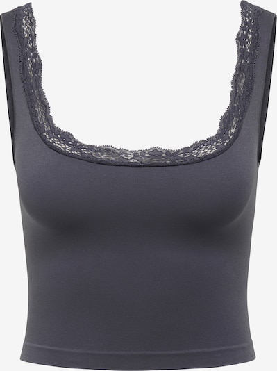 ONLY Unterhemd 'ONLVICKY' in dunkelgrau, Produktansicht