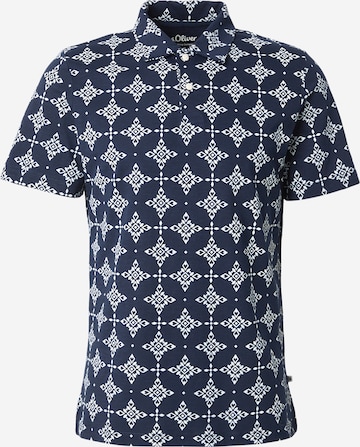 T-Shirt s.Oliver en bleu : devant