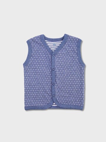 OrganicEra Vest 'Organic' in Blue: front