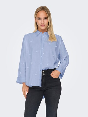 ONLY Blouse 'ONLNEW LINA' in Blue: front