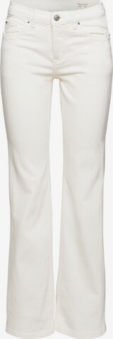 ESPRIT Bootcut Jeans in Wit: voorkant