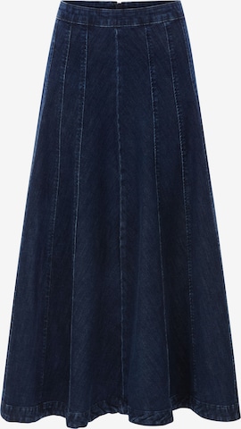 Fustă de la Rich & Royal pe albastru: față