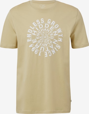 T-Shirt QS en vert : devant