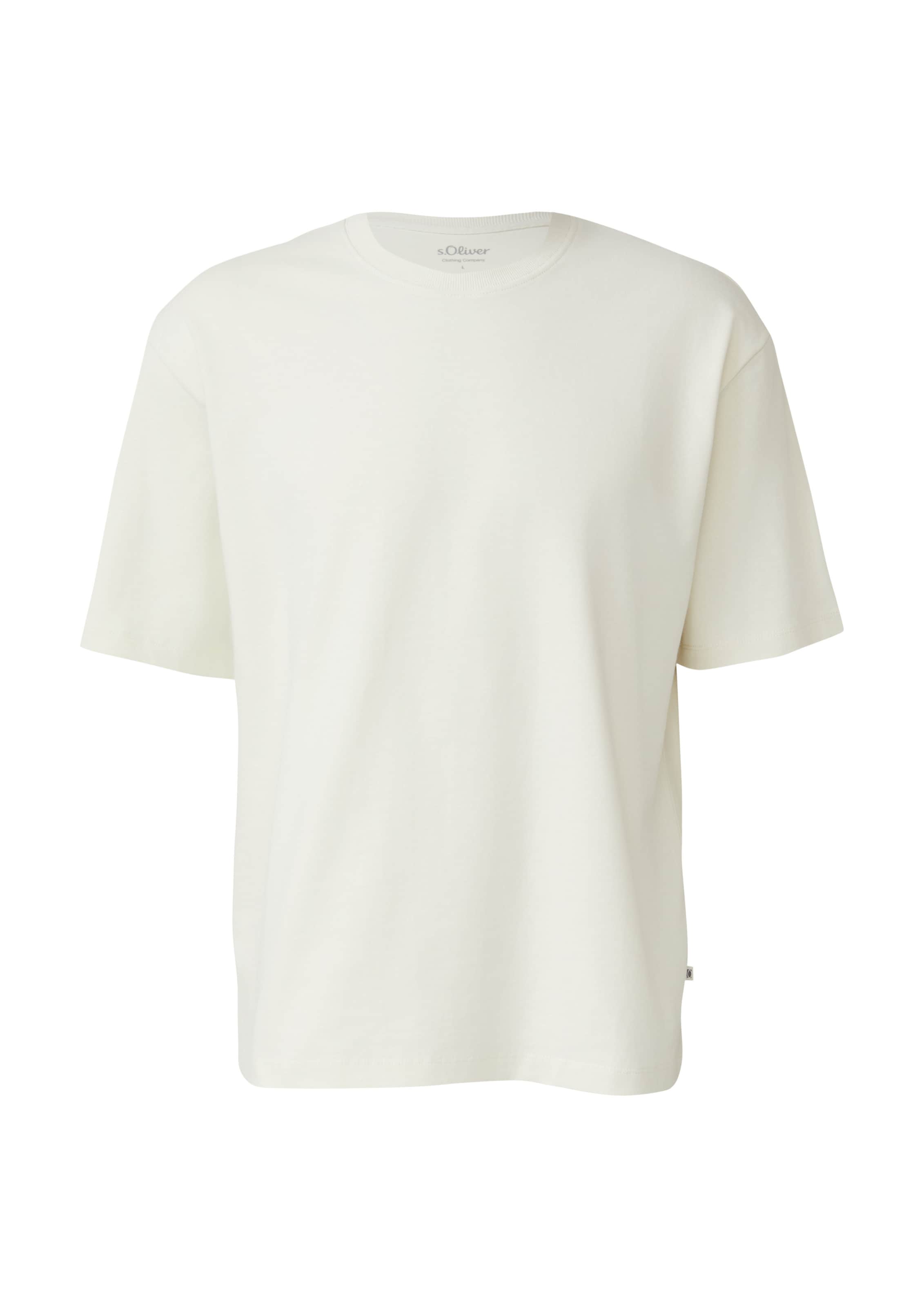 T-Shirt s.Oliver en beige : devant