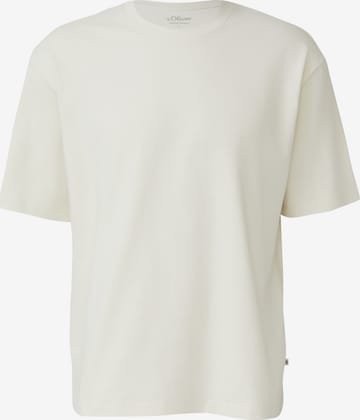 T-Shirt s.Oliver en beige : devant