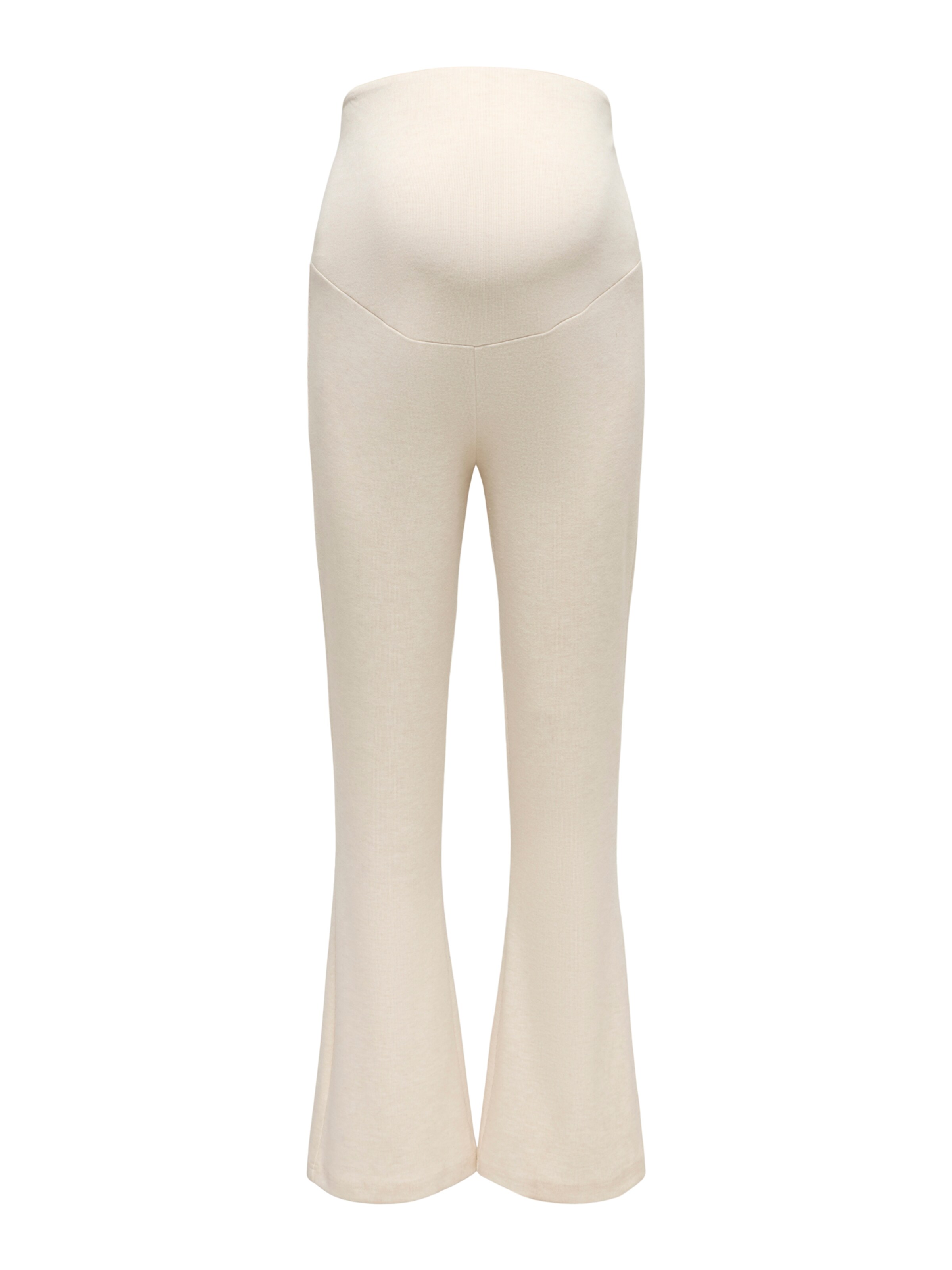 Only Maternity Flared Leggings 'OLMRITALA' in Beige