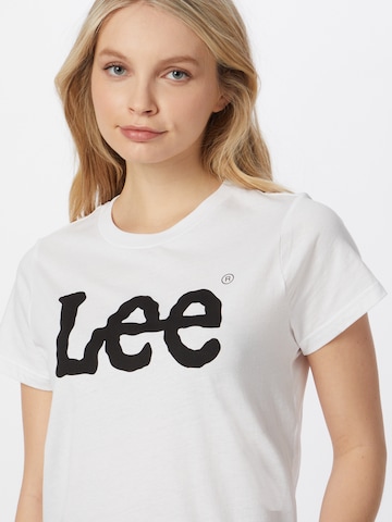 T-shirt Lee en blanc