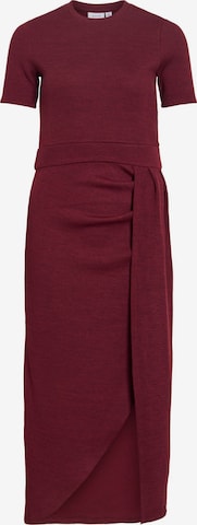 VILA - Vestido de punto 'VIRaffi' en rojo: frente