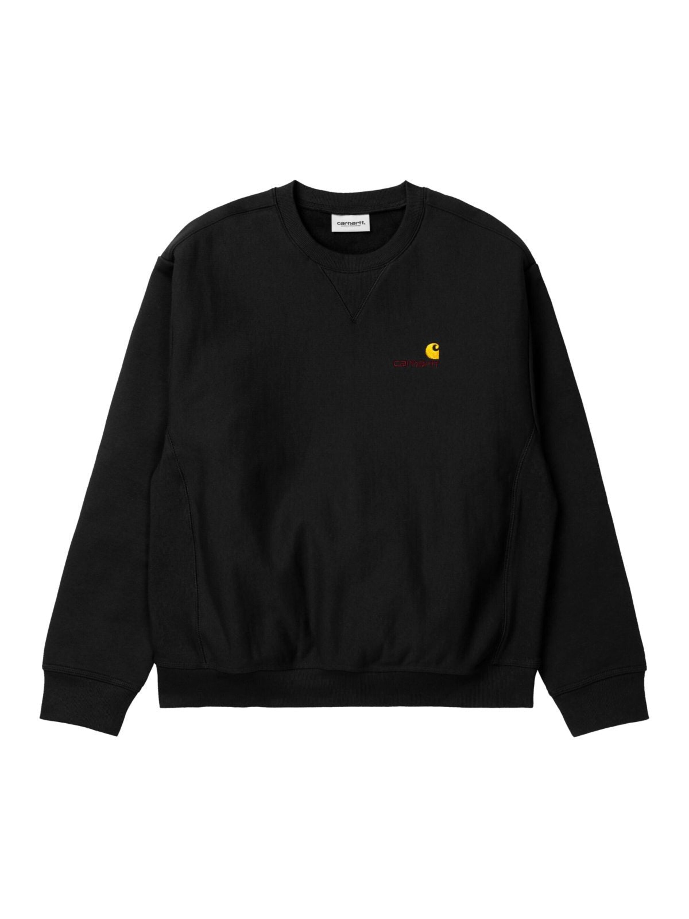 Carhartt WIP Pullover 'American Script'‌‌‌‌‌‌‌‌ in M in schwarz, Produktansicht