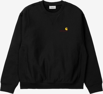 Carhartt WIP Pullover 'American Script' in Schwarz: Vorderseite