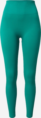 Skinny Leggings 'SAHANA' de la The Jogg Concept pe verde: față