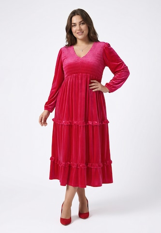 Robe joella en rose