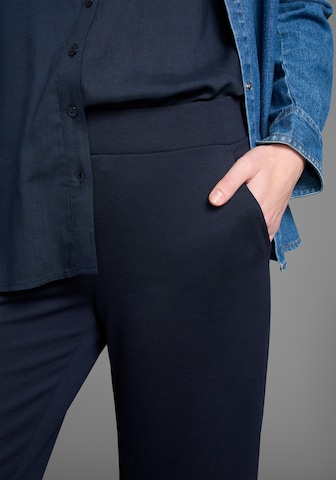 LAURA SCOTT Wide Leg Hose in Blau