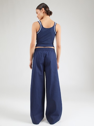 Wide Leg Pantalon ADIDAS ORIGINALS en bleu