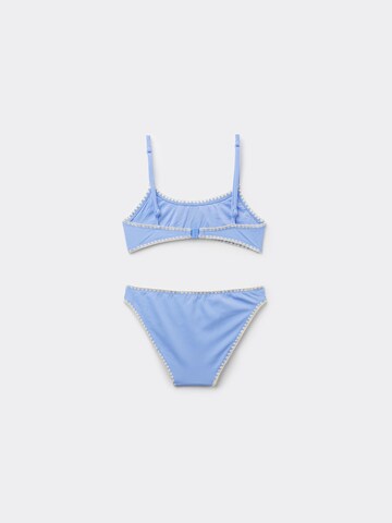 CALZEDONIA Bralette Bikini 'Mini Fruit' in Blue
